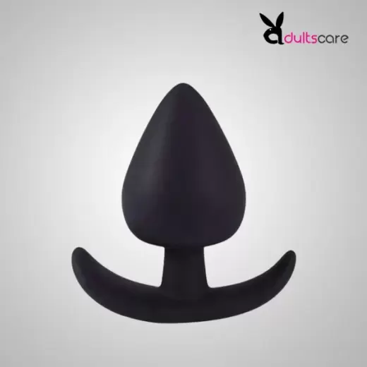 Black Silicone Plug With Anchor Base