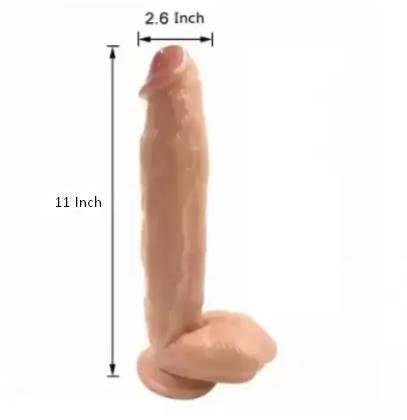 11 Inch Realistic Big Dildo With Belt