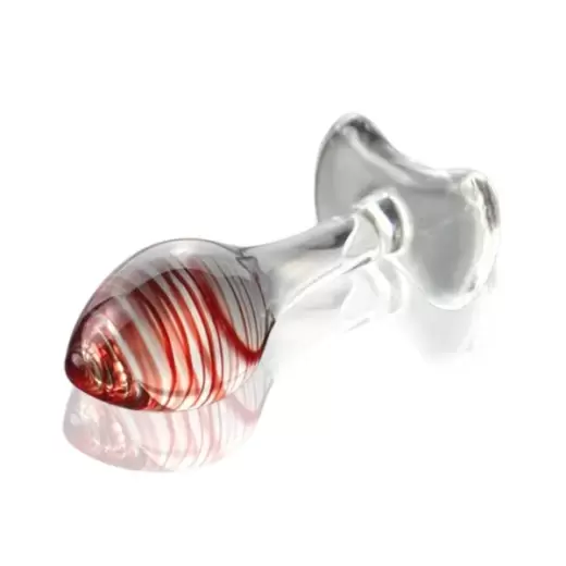 Glass Anal Butt Plug Unisex (Brown)