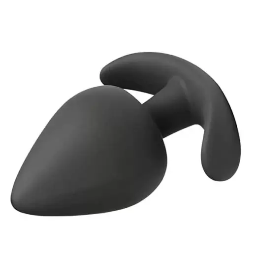 Black Silicone Plug With Anchor Base