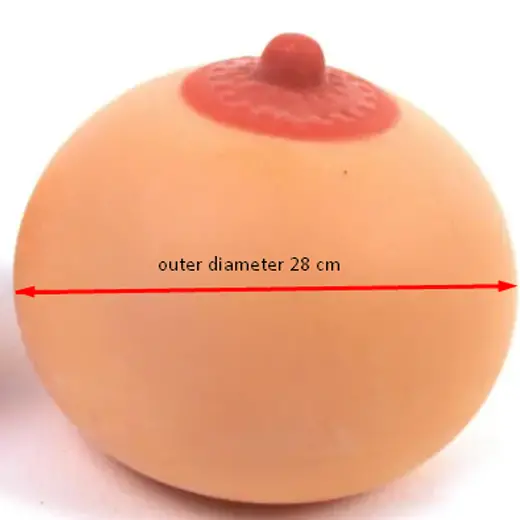 Portable Soft 3D Breast Nipple Touch Male Sex Toy