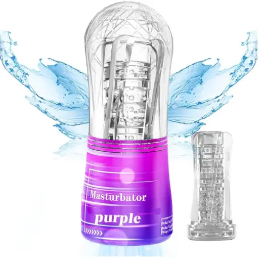 Hands Free 3D Realistic Textured Sleeve Male Masturbator For Men