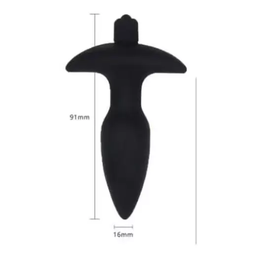Smooth Silicone Anal Plug Vibrating Butt Plug For men and women