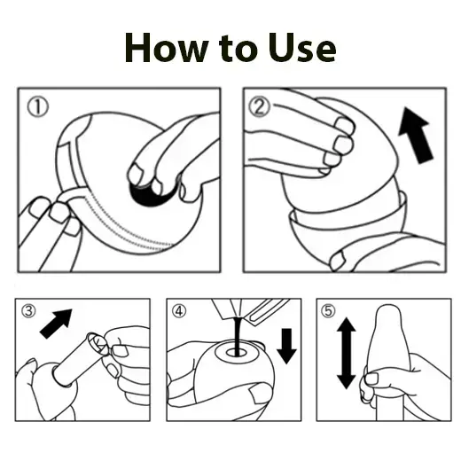 5 pcs Tenga Easy Beat Egg Masturbator