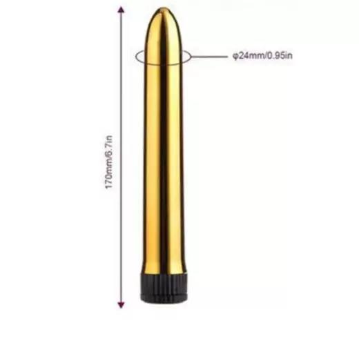 7 Inch Golden Shinny Vibrators
