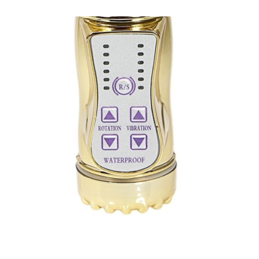 8 Speed Rotating Bead Golden Vibrator
