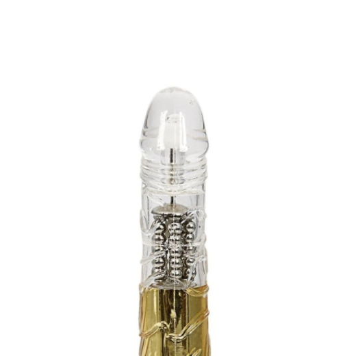 8 Speed Rotating Bead Golden Vibrator