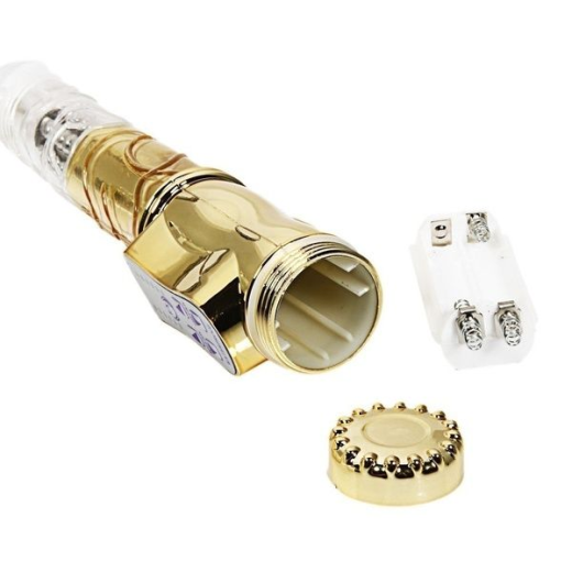 8 Speed Rotating Bead Golden Vibrator