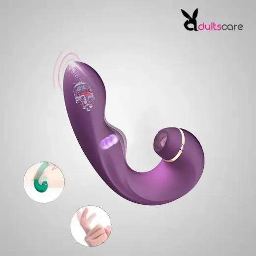 Sucking Vibrator Clit Dildo G-Spot Massager For Women