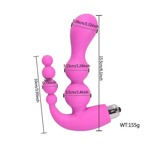 Anal, Vagina Double Vibrator Beads