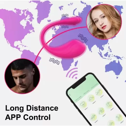 App Control Long Distance Couple Vibrator