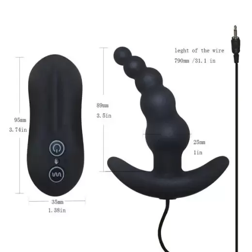 Beads Style Vibrating Anal Plug