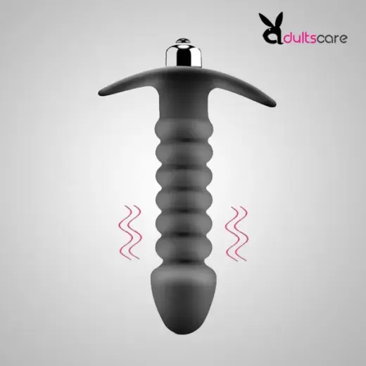 Black Anal Beads Prostate Massager
