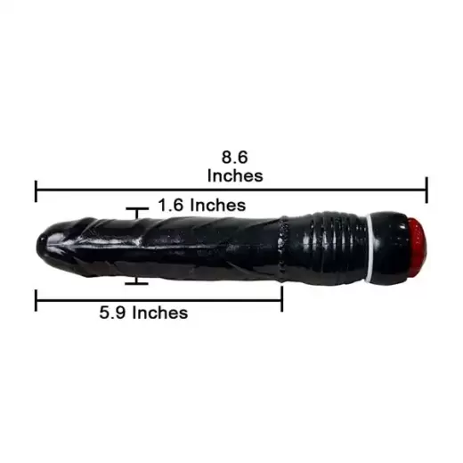 Black Thunderlight vibrating Dildo