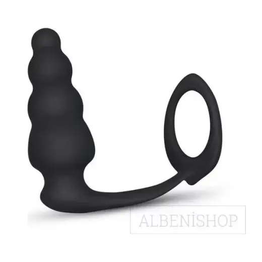 Combo Master Cock Ring and Anal Plug