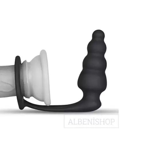 Combo Master Cock Ring and Anal Plug