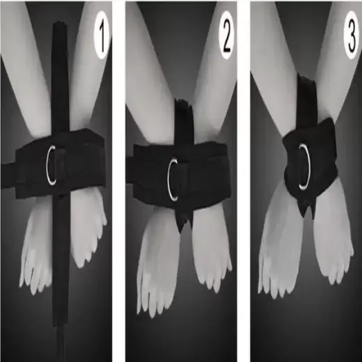 Cross Handcuffs BDSM Adjustable Restraints