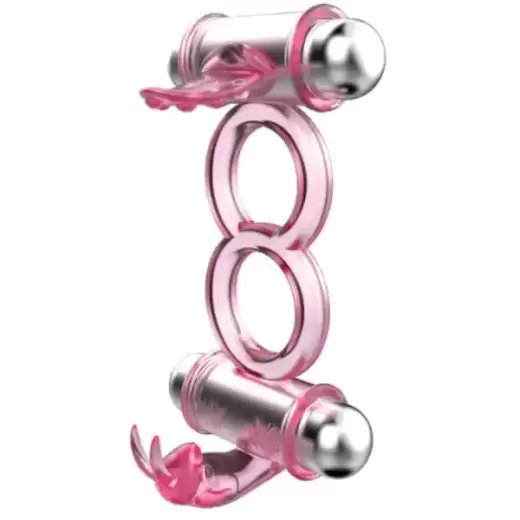 10 Speed Double Vibrating Cock Ring