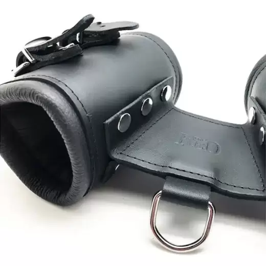 Faux Leather Handcuffs