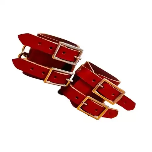 Genuine Leather Brown Handcuffs For Couples