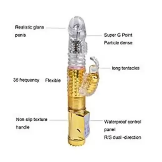 Golden Jack Rabbit Vibrator