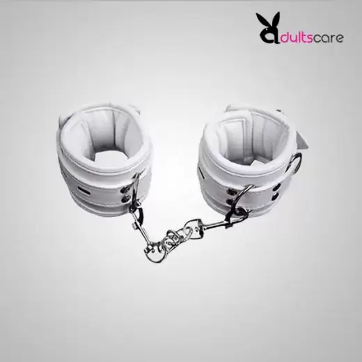 White Handcuffs Women Bondage