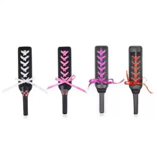 Leather Spanking Paddle with Ribbon