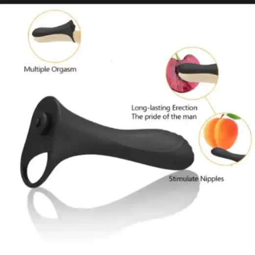 Penis Vibrator With Ring Long Lasting Erection Clitoris Stimulate Massage