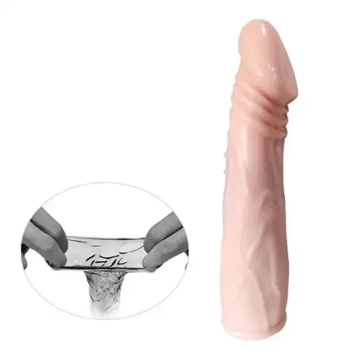 Big Penis Reusable Condom Sleeve