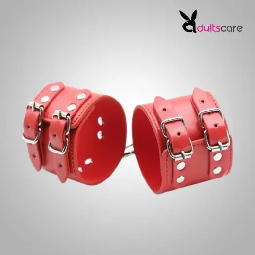 Red Double Buckle Handcuffs