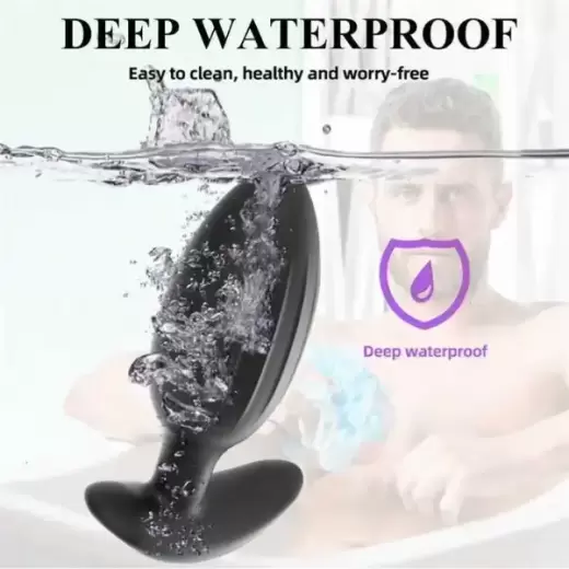 Wireless Remote Control Prostate Stimulator Anal Plug