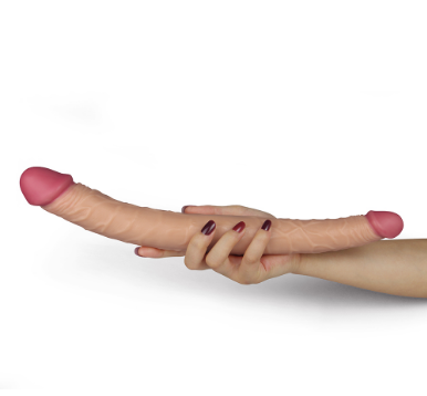 14 Inch Double Ended lesbian Smooth Dildo