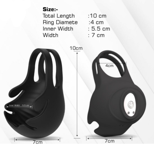 Bluetooth App Control Vibration Lock Ring