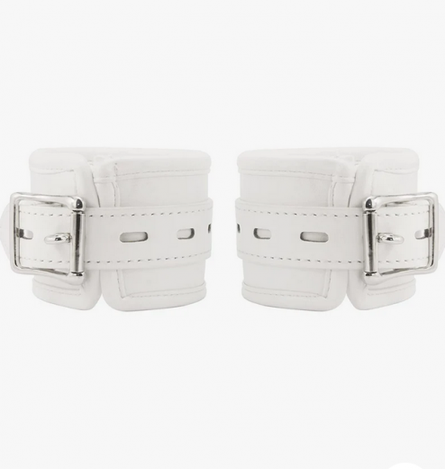 White Handcuffs Women Bondage