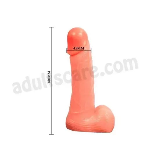 Solid Strap On Dildo With Harness