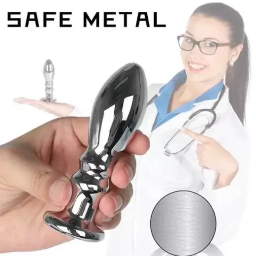 Stainless Steel Anal,Prostate Vibrators with USB charge