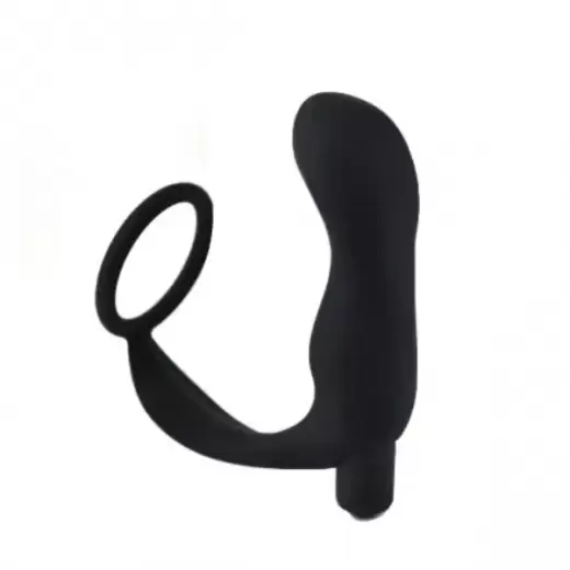 Vibrating Prostate Massager with Penis Ring