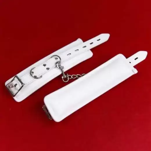 White Handcuffs Women Bondage