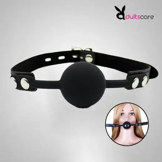Full Silicone Open Mouth Ball Gag - Adultscare