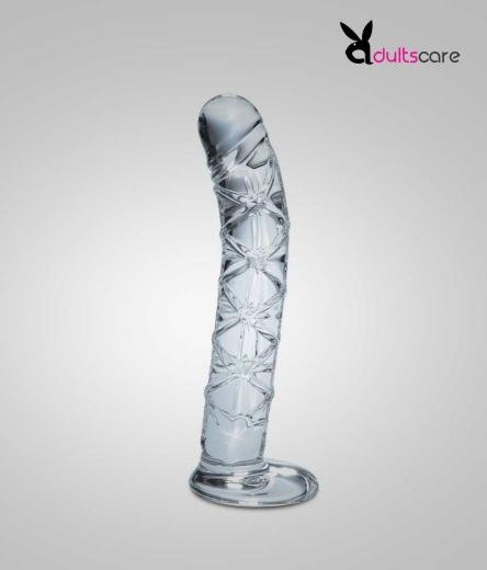 PENIS GLASS DILDO (TRANSPARENT)