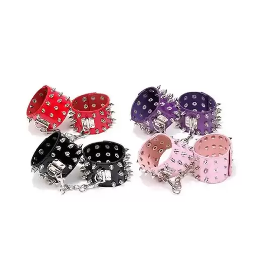 Red Passion Spike Handcuffs
