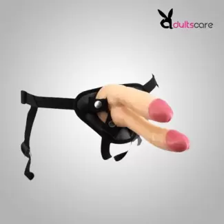 7 Inch Realistic Double Ended Dildo With Belt