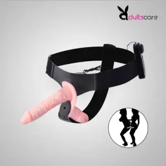 Lesbian Strap on Dildo With Vibration