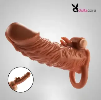 Liquid Silicon Male Soft Silicone Cock Penis Sleeve Vibration
