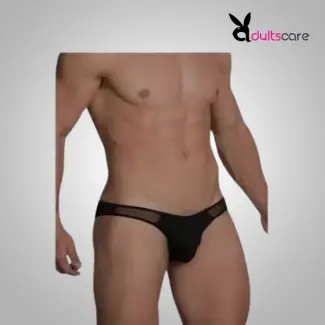 Mens Black Sexy Thong