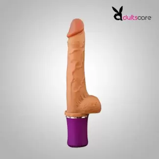 THRUSTING VIBRATION REALISTIC DILDO -USB MAGNETIC CHARGING