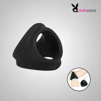 3 Holes Locking Triangle Shape Cock Ball Ring