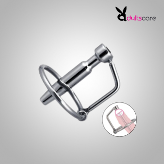 Metal Urethral with Penis Ring Dilator Tube