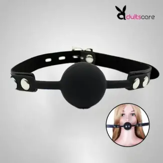 Full Silicone Open Mouth Ball Gag - Adultscare