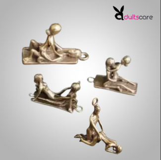 4 pcs Sex Positions Keychain Set